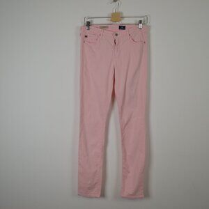 Adriano Goldschmied The prima Womens 28R Barbiecore Cigarette Stretch Pink Jeans